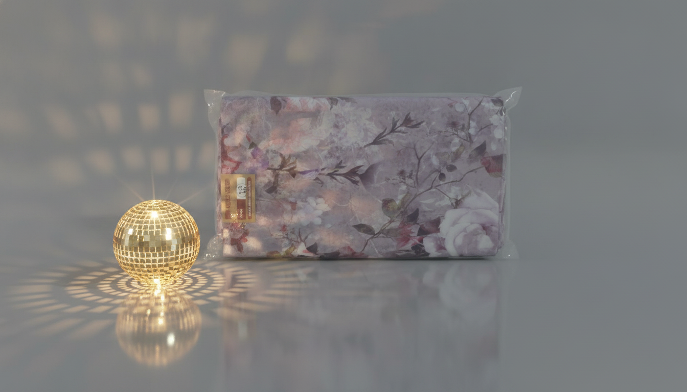 Lenjerie de Pat Premium L-Coz cu Imprimeu Botanic și Trandafiri