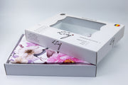 Lenjerie de Bumbac Satinat Flower Pink