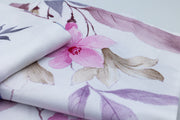 Lenjerie de Bumbac Satinat Flower Pink
