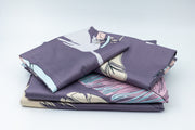 Lenjerie de Bumbac Satinat Pene Purple