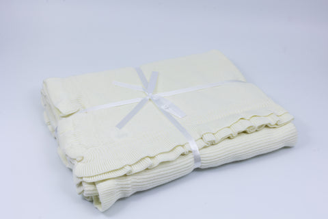 Cuvertură Plaid Marlene Ivory