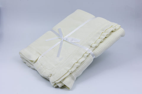 Cuvertură Plaid Marlene Ivory