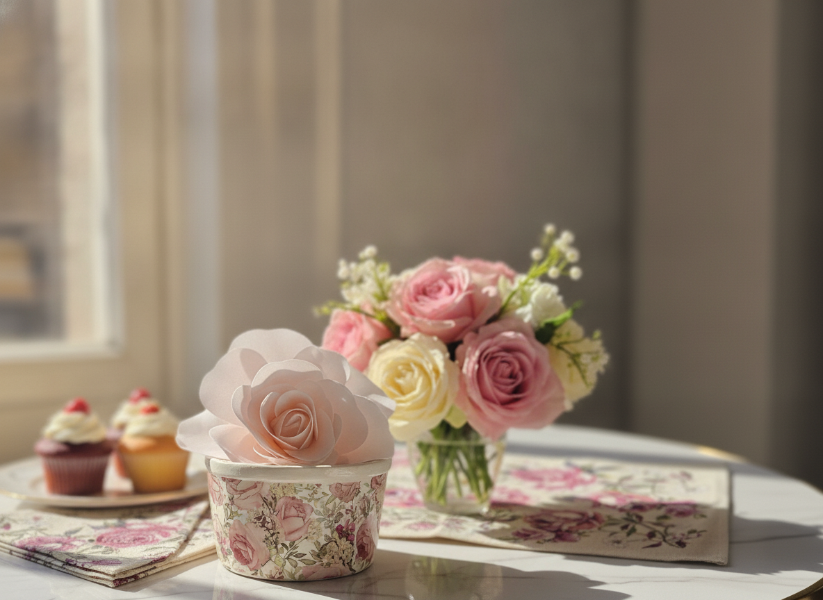 Napron model floral