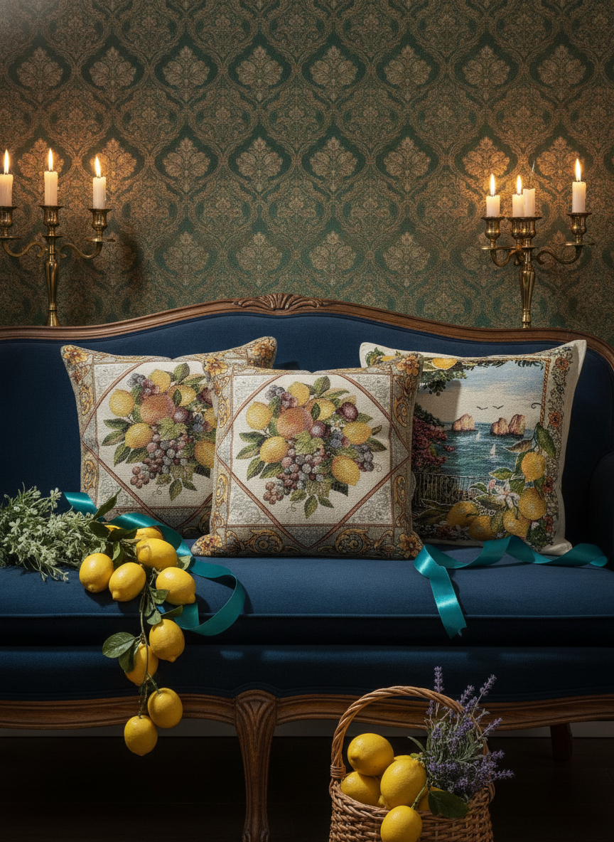 Perne decorative cu lămâi
